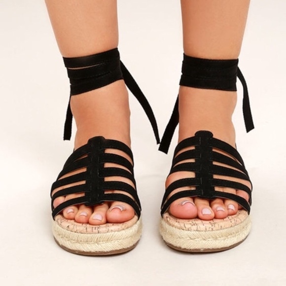 Sam Edelman Lace up Espadrille sandals - Picture 2 of 3